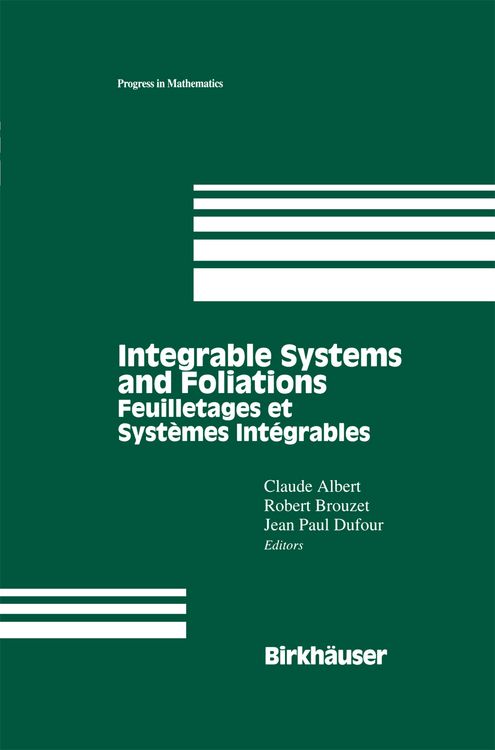 Produktbild: Integrable Systems and Foliations