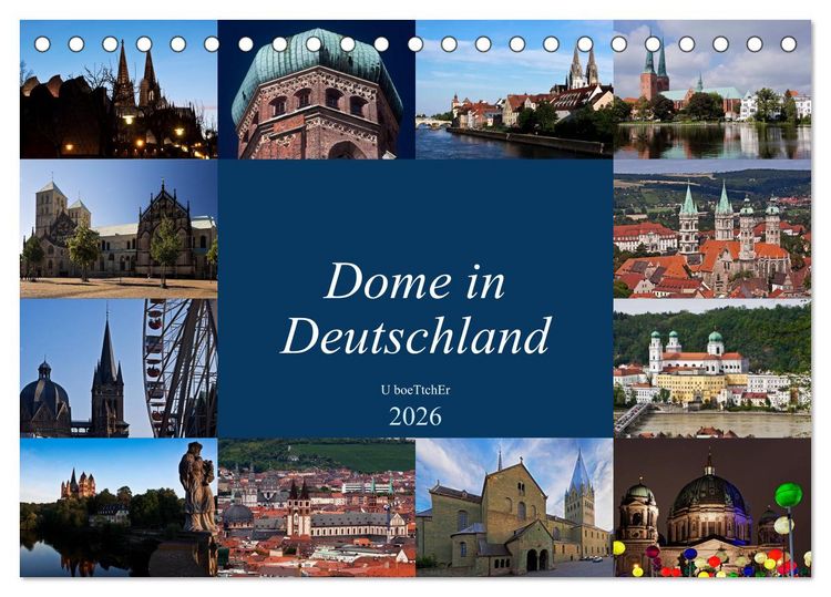 Produktbild: Dome in Deutschland (Tischkalender 2026 DIN A5 quer), CALVENDO Monatskalender