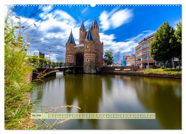 Produktbild: Das ist Nordholland! Querformat (hochwertiger Premium Wandkalender 2026 DIN A2 quer), Kunstdruck in Hochglanz
