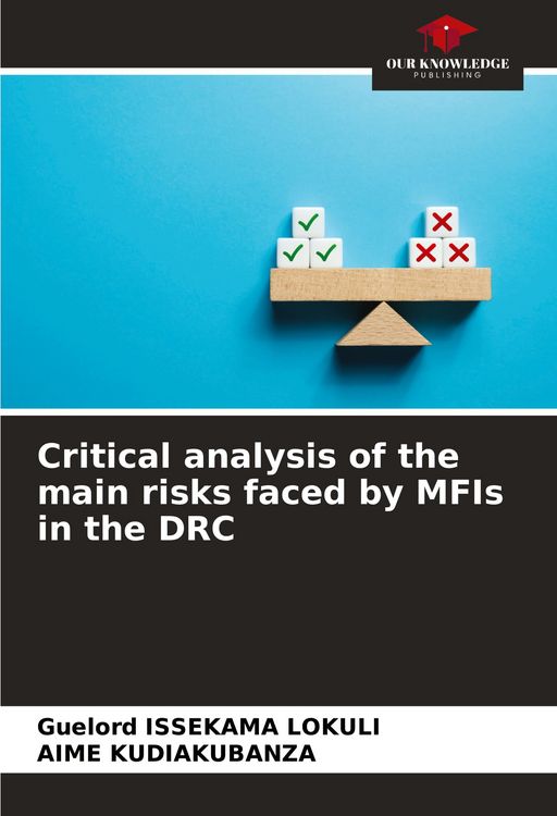 Produktbild: Critical analysis of the main risks faced by MFIs in the DRC