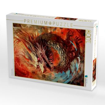 Produktbild: CALVENDO Puzzle Chinesischer Drache | 1000 Teile Lege-Gr&ouml;&szlig;e 64x48cm Foto-Puzzle f&uuml;r gl&uuml;ckliche Stunden