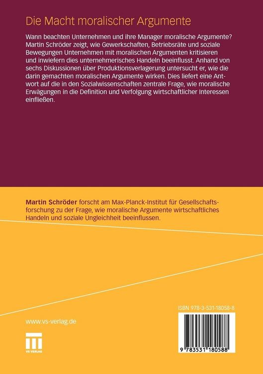 Produktbild: Die Macht moralischer Argumente