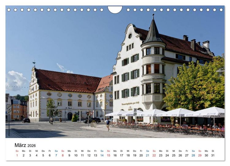 Produktbild: Kempten - Ansichtssache (Wandkalender 2026 DIN A4 quer), CALVENDO Monatskalender