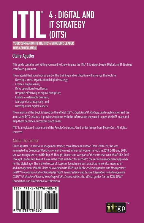Produktbild: ITIL 4 Digital and IT Strategy (DITS)