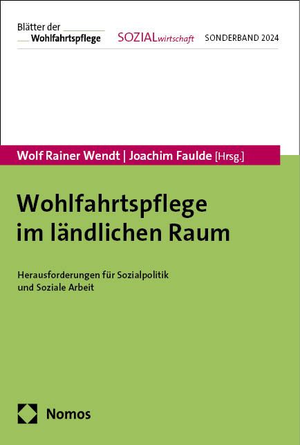 Produktbild: Wohlfahrtspflege im l&auml;ndlichen Raum