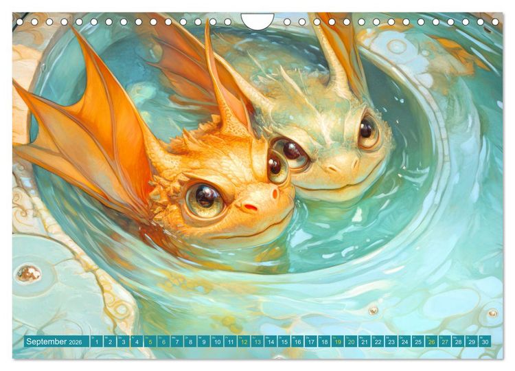 Produktbild: Schaurig sch&ouml;ne Biester (Wandkalender 2026 DIN A4 quer), CALVENDO Monatskalender