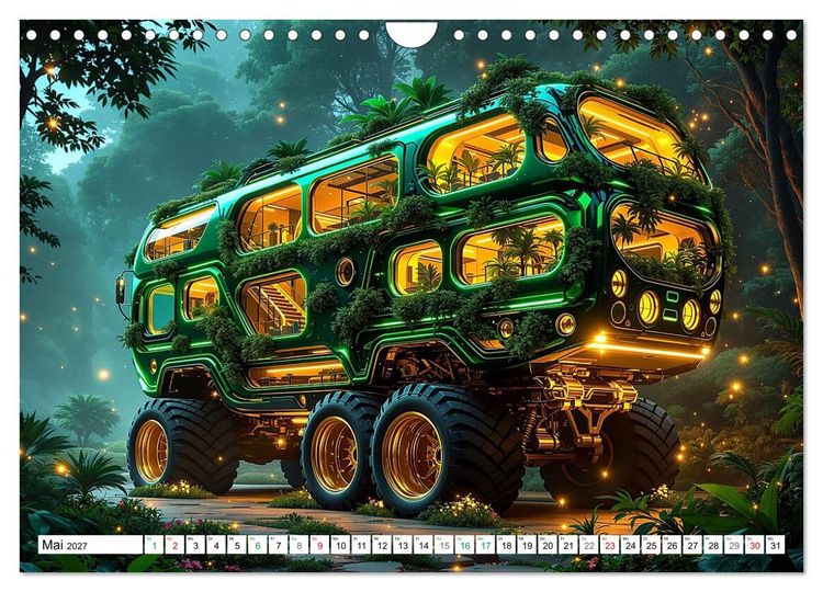 Produktbild: Rollende Traumwelten (Wandkalender 2027 DIN A4 quer), CALVENDO Monatskalender