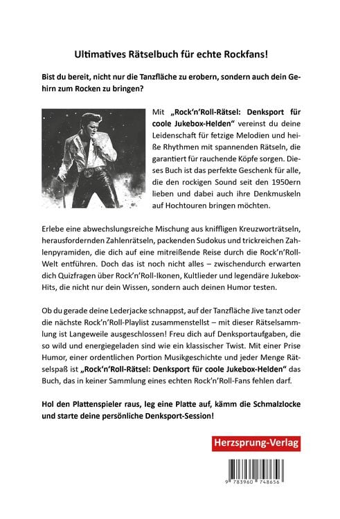 Produktbild: Rock&rsquo;n&rsquo;Roll-R&auml;tsel - Denksport f&uuml;r coole Jukebox-Helden