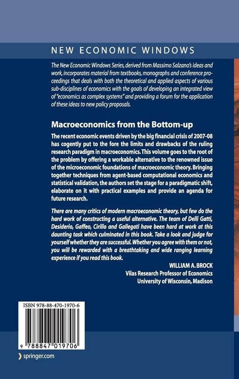 Produktbild: Macroeconomics from the Bottom-up