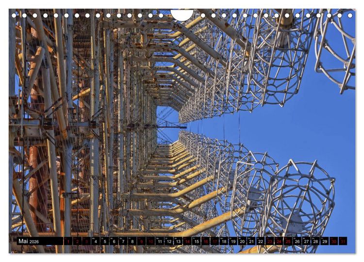 Produktbild: Tschernobyl - Prypjat - Die radioaktive Geisterstadt (Wandkalender 2026 DIN A4 quer), CALVENDO Monatskalender
