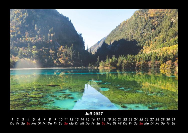 Produktbild: Die Seen der Erde 2027 Fotokalender DIN A3
