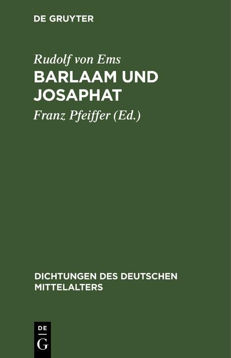 Produktbild: Barlaam und Josaphat