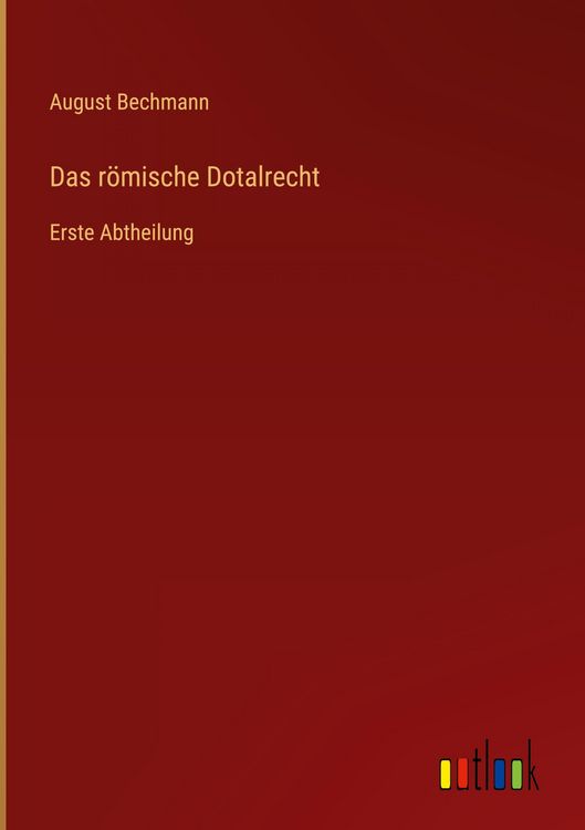 Produktbild: Das r&ouml;mische Dotalrecht