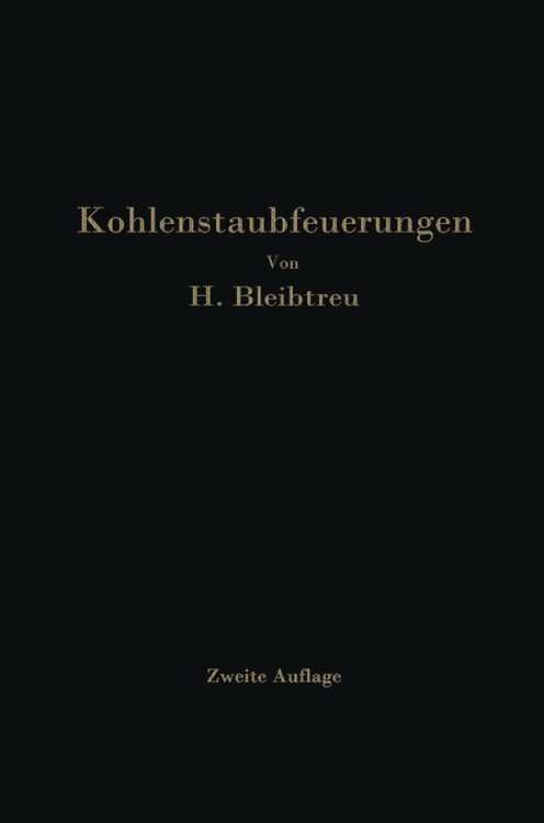 Produktbild: Kohlenstaubfeuerungen