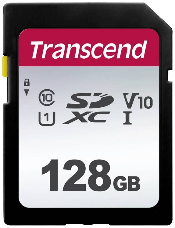 Produktbild: Transcend Premium 300S SDXC-Karte 128 GB Class 10, UHS-I, UHS-Class 1