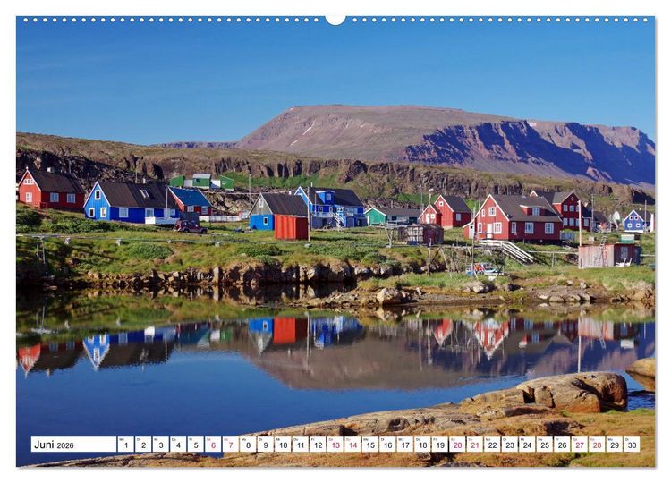 Produktbild: Gr&ouml;nland - Wildes, weites Land (hochwertiger Premium Wandkalender 2026 DIN A2 quer), Kunstdruck in Hochglanz