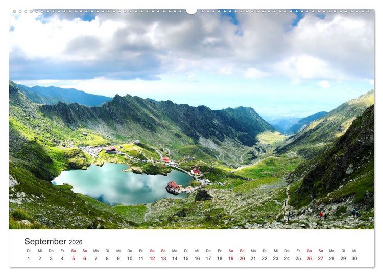 Produktbild: Rum&auml;nien - Das beeindruckende Land am Schwarzen Meer. (hochwertiger Premium Wandkalender 2026 DIN A2 quer), Kunstdruck in Hochglanz