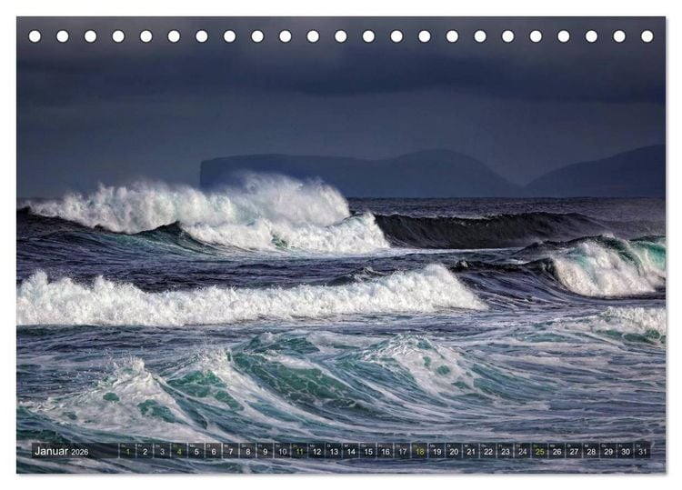 Produktbild: Wunderbares Schottland (Tischkalender 2026 DIN A5 quer), CALVENDO Monatskalender