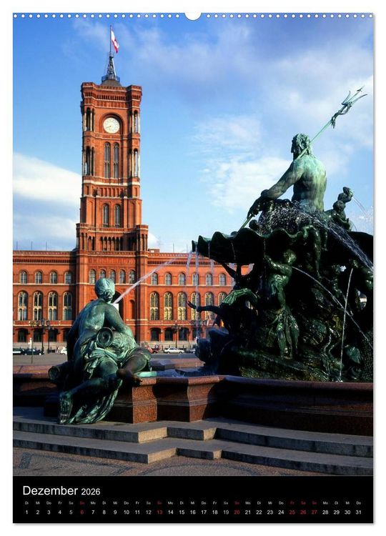 Produktbild: Weltstadt Berlin (hochwertiger Premium Wandkalender 2026 DIN A2 hoch), Kunstdruck in Hochglanz