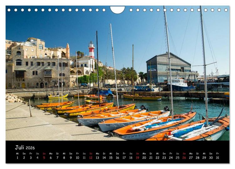 Produktbild: Israel - eindrucksvoll, anders, sch&ouml;n! (Wandkalender 2026 DIN A4 quer), CALVENDO Monatskalender