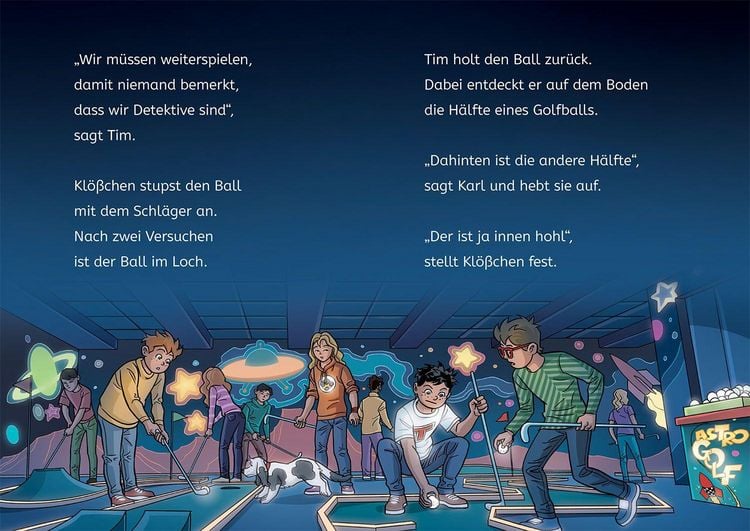 Produktbild: TKKG Junior, B&uuml;cherhelden 1. Klasse, Die Minigolf-Mission