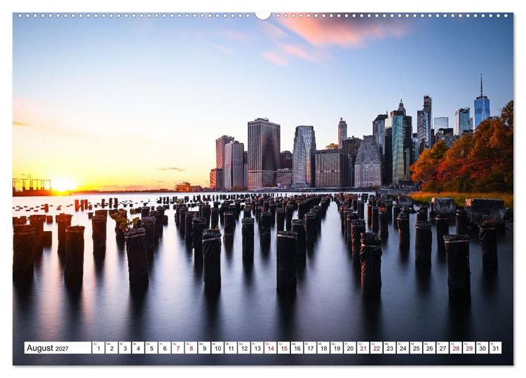 Produktbild: Wundervolles New York (Wandkalender 2027 DIN A2 quer), CALVENDO Monatskalender