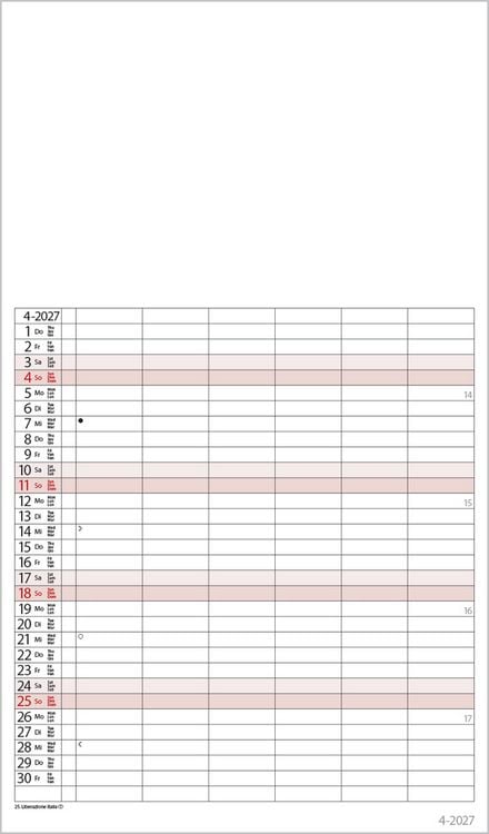 Produktbild: FMB Familienplaner XL 2027