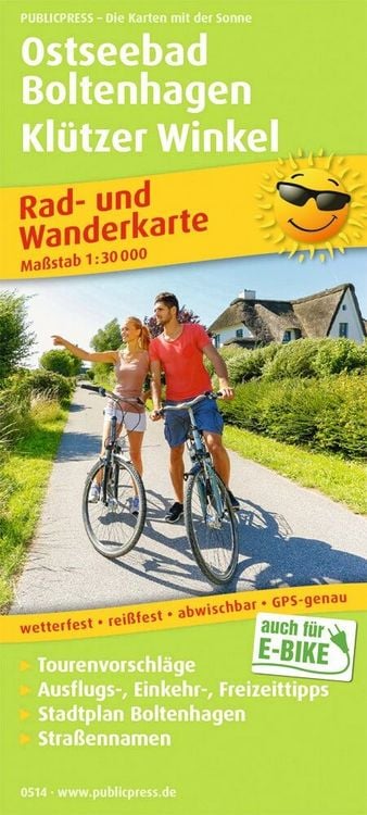 Produktbild: Publicpress Rad- und Wanderkarte Ostseebad Boltenhagen, Kl&uuml;tzer Winkel 1:30.000