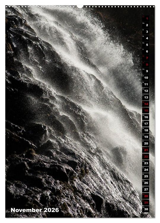 Produktbild: Wasserf&auml;lle. Beindruckende Schauspiele der Natur (Wandkalender 2026 DIN A2 hoch), CALVENDO Monatskalender