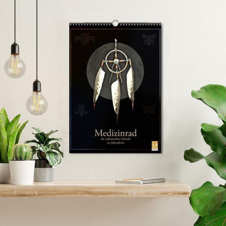 Produktbild: Medizinrad - die indianischen Monde im Jahreskreis (Wandkalender 2026 DIN A3 hoch), CALVENDO Monatskalender