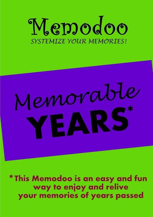 Produktbild: Memodoo Memorable Years