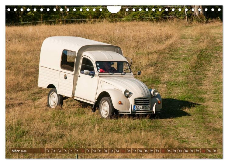 Produktbild: Citro&euml;n 2 CV - Zum Kippen zu schade (Wandkalender 2026 DIN A4 quer), CALVENDO Monatskalender