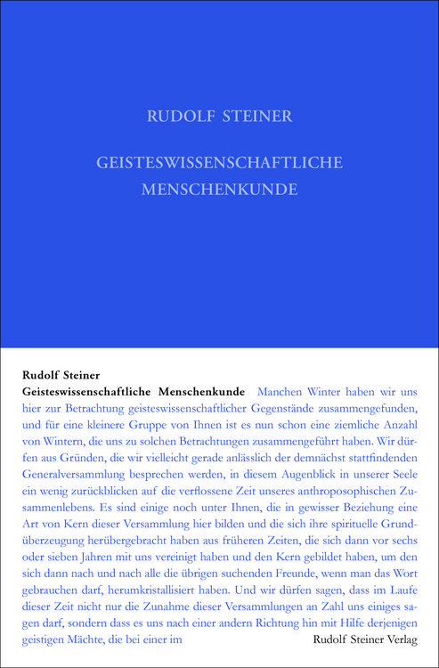 Produktbild: Geisteswissenschaftliche Menschenkunde