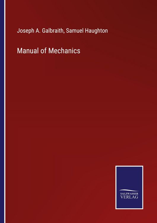 Produktbild: Manual of Mechanics