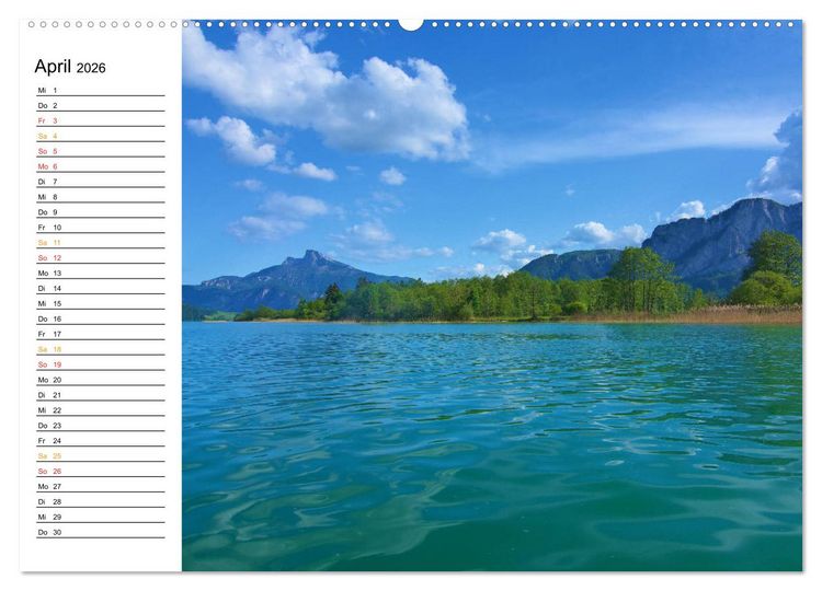 Produktbild: Traumhafter Mondsee (hochwertiger Premium Wandkalender 2026 DIN A2 quer), Kunstdruck in Hochglanz
