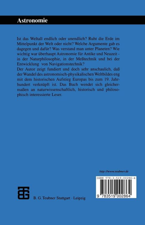 Produktbild: Wandel des Weltbildes