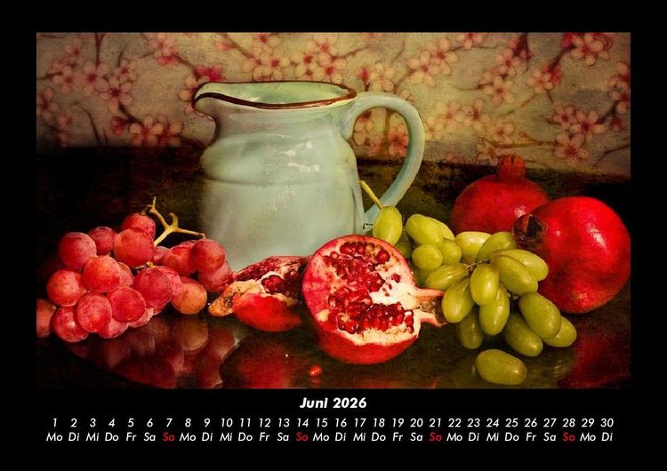 Produktbild: Obstkalender 2026 Fotokalender DIN A3