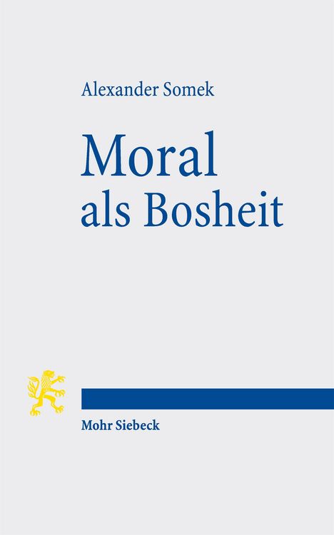 Produktbild: Moral als Bosheit