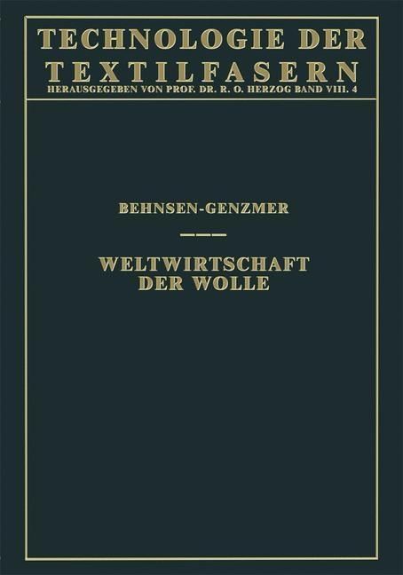 Produktbild: Weltwirtschaft der Wolle