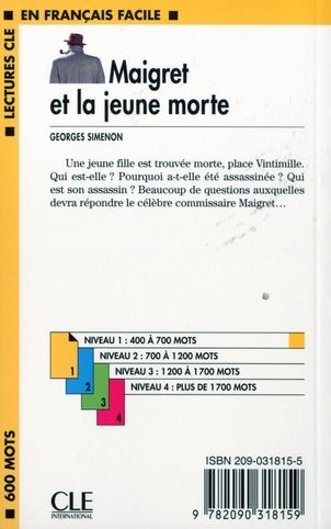 Produktbild: Maigret et la jeune morte