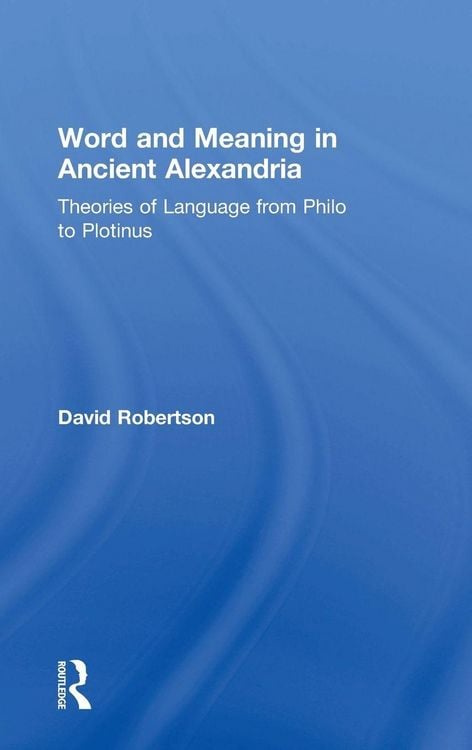 Produktbild: Word and Meaning in Ancient Alexandria