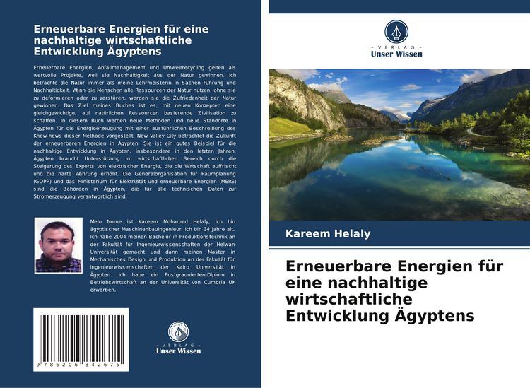 Produktbild: Erneuerbare Energien f&uuml;r eine nachhaltige wirtschaftliche Entwicklung &Auml;gyptens