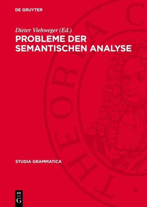 Produktbild: Probleme der semantischen Analyse