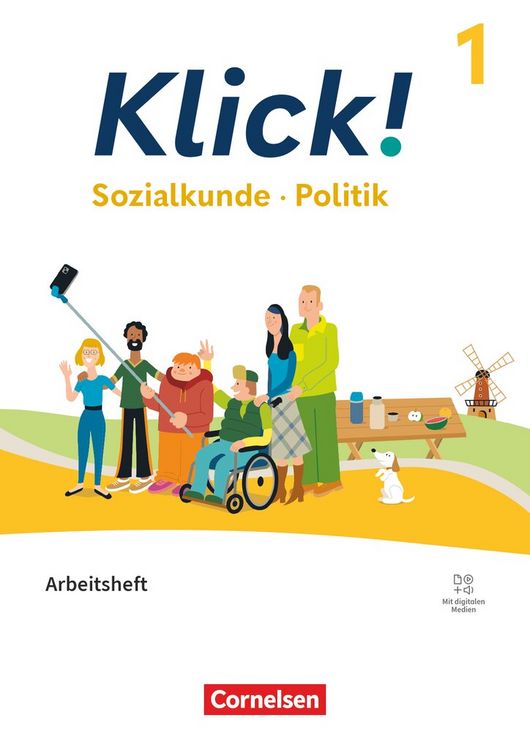 Produktbild: Klick! Band 1: 5./6. Schuljahr - Sozialkunde, Politik - Fachhefte f&uuml;r alle Bundesl&auml;nder - Ausgabe ab 2024 - Arbeitsheft mit digitalen Medien