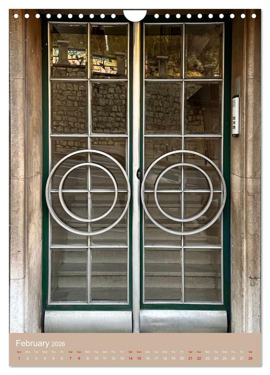Produktbild: Doors of Belgrade (Wall Calendar 2026 DIN A4 portrait), CALVENDO 12 Month Wall Calendar