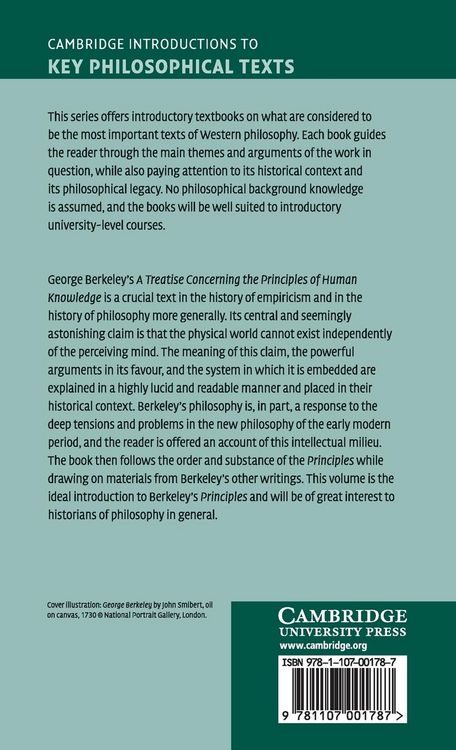 Produktbild: Berkeley's A Treatise Concerning the Principles of Human Knowledge