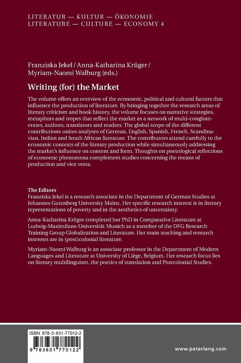 Produktbild: Writing (for) the Market
