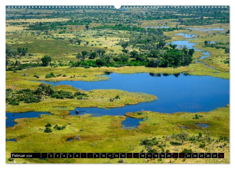 Produktbild: Faszination Botswana (Wandkalender 2026 DIN A2 quer), CALVENDO Monatskalender