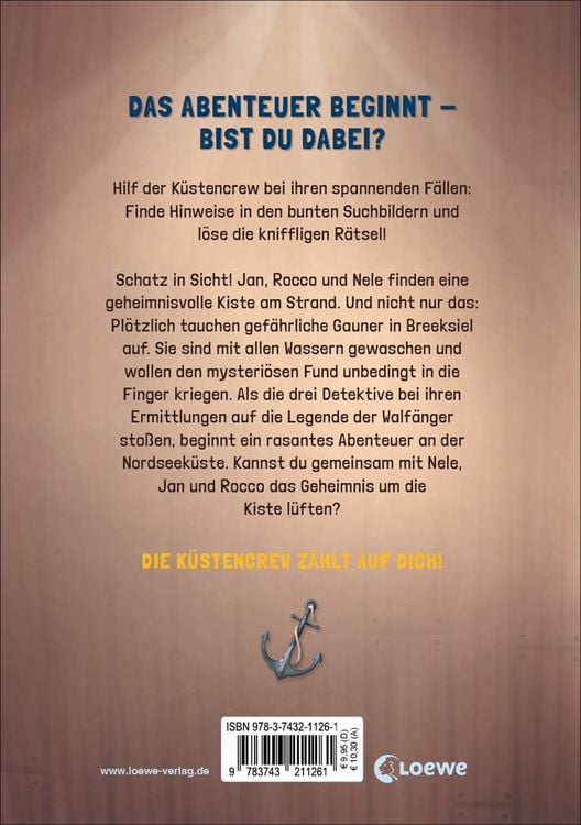 Produktbild: Die K&uuml;stencrew (Band 1) - Das Gold der Walf&auml;nger