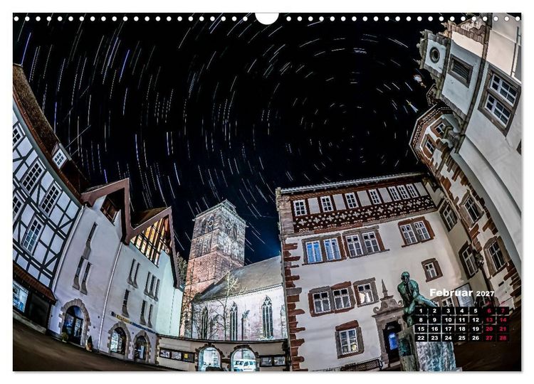 Produktbild: Sternspuren &uuml;ber Bad Hersfeld (Wandkalender 2027 DIN A3 quer), CALVENDO Monatskalender